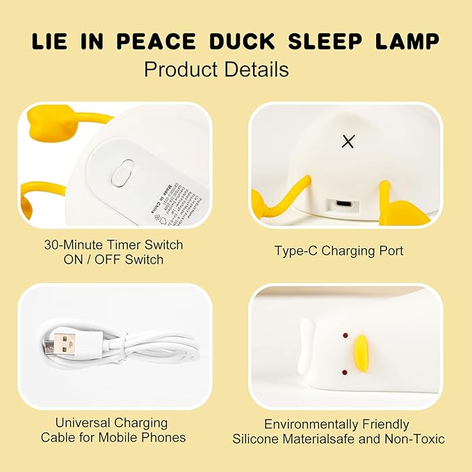 Glow Duck Nightlight – A Cute & Cozy Companion