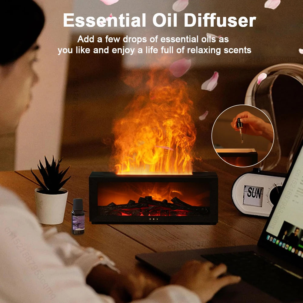 Luxentra Flame Diffuser - Elegant & Soothing Ambience