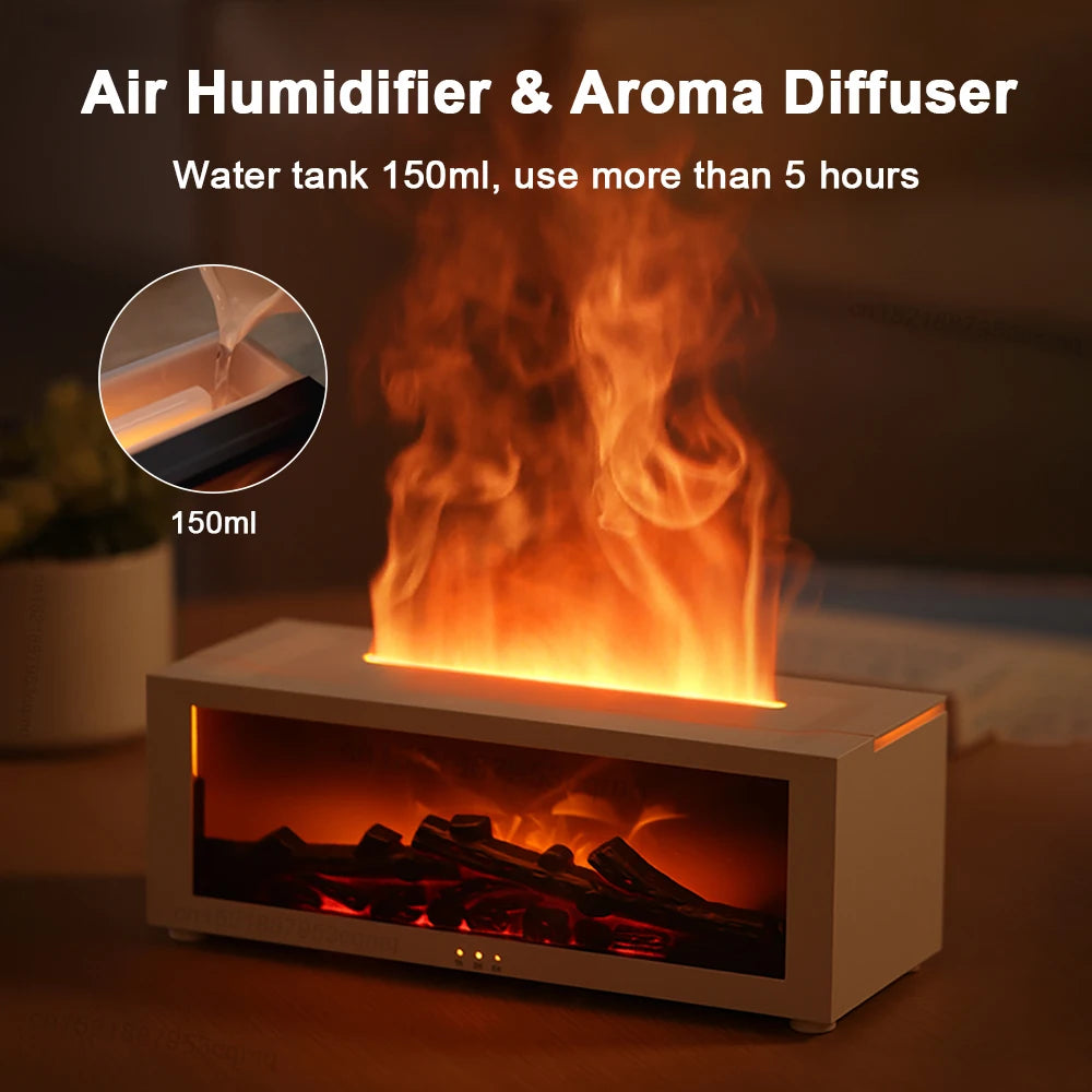 Luxentra Flame Diffuser - Elegant & Soothing Ambience